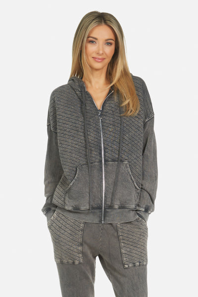 Tiberius Quilt Hoodie Sweatshirt