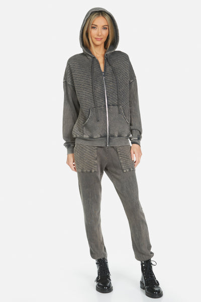 Tiberius Quilt Hoodie Sweatshirt