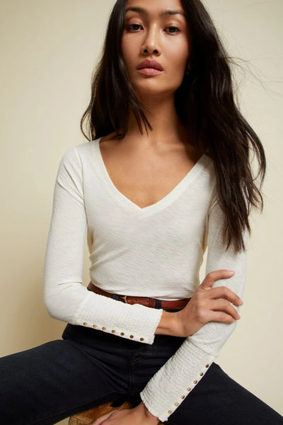 Paige Smock Cuff Tee