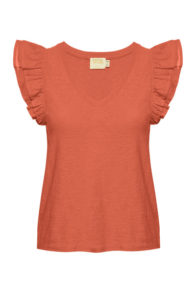 Rylan Contrast Ruffle Tank