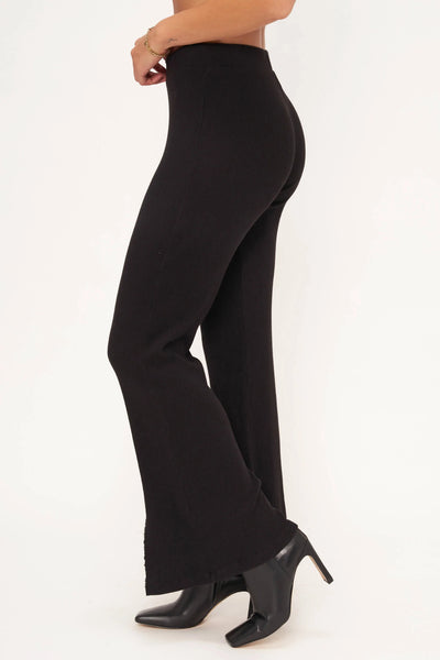Dylan Rib Front Slit Pant
