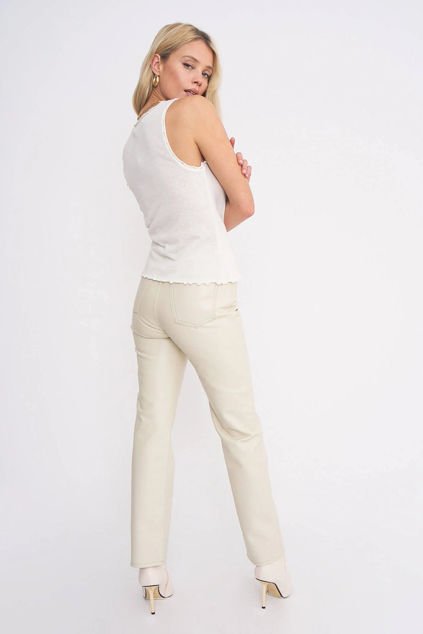 Winsome Pointelle Tank