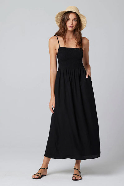Smocked Midi Dress