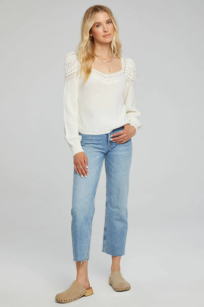 Corrine Pointelle Sweater