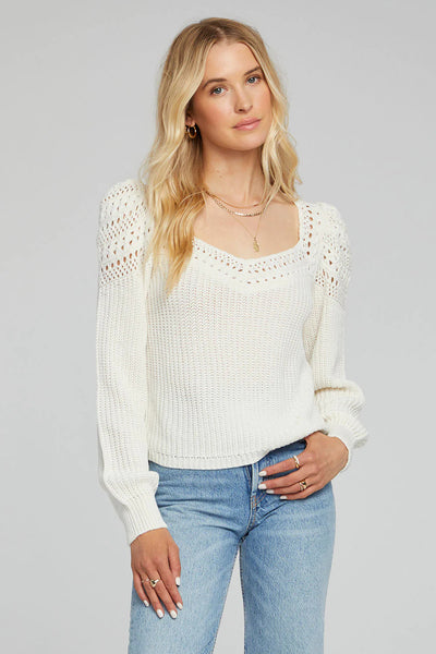Corrine Pointelle Sweater