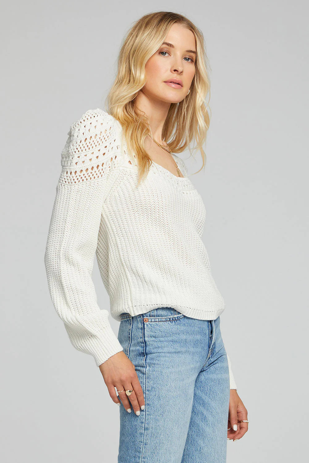 Corrine Pointelle Sweater