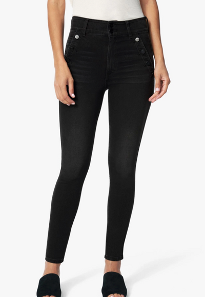 High Rise Button Jean