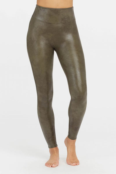 Faux Leather Croc Shine Legging