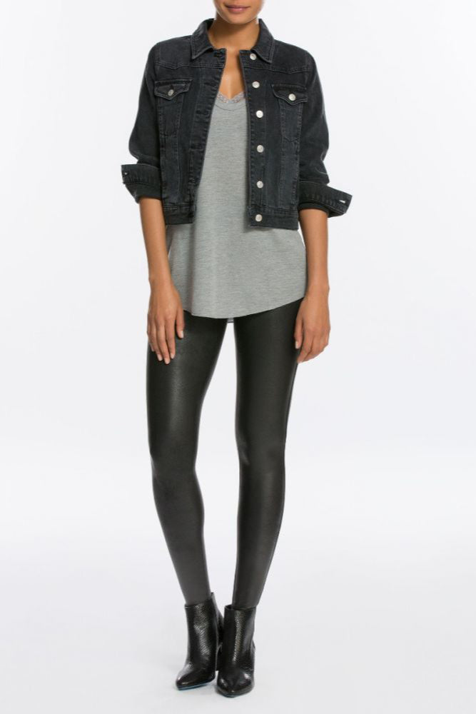 Faux Leather Legging