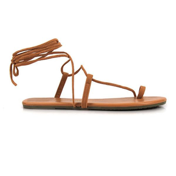 Jo Leather Wrap Sandal