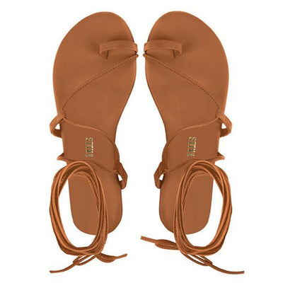 Jo Leather Wrap Sandal