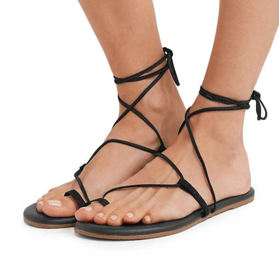 Jo Leather Wrap Sandal