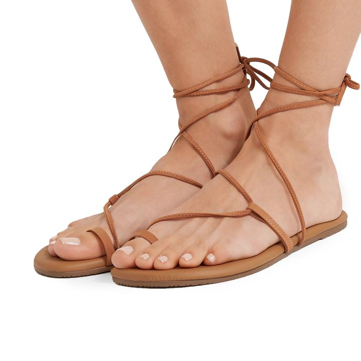 Jo Leather Wrap Sandal