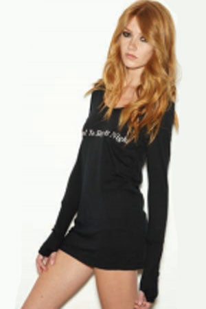 Sleep At Night Skinny Tee